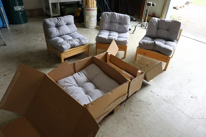 Set Sitzgarnitur Holz